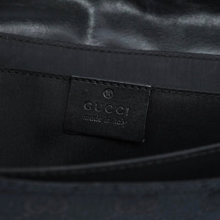 Gucci 001 3815 Black GG Shoulder Bag