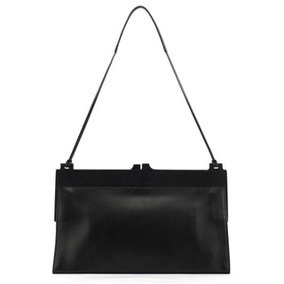 Gucci 001 3841 Black Calfskin Leather Shoulder Bag