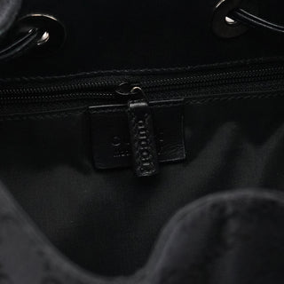 Gucci 001 4033 Black GG Bamboo Shoulder Bag