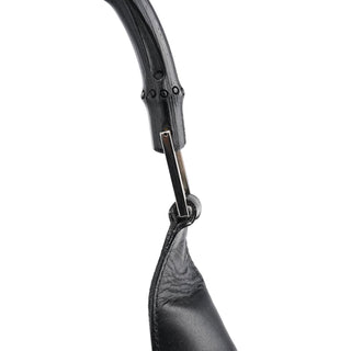 Gucci 001 4033 Black GG Bamboo Shoulder Bag