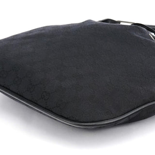 Gucci 001 4033 Black GG Bamboo Shoulder Bag