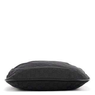 Gucci 001 4033 Black GG Bamboo Shoulder Bag