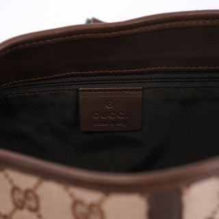 Gucci 001 4057 Beige Brown GG Jackie Shoulder Bag