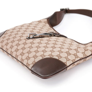 Gucci 001 4057 Beige Brown GG Jackie Shoulder Bag