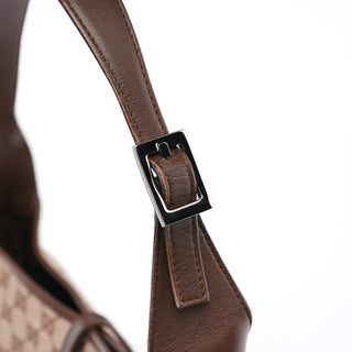 Gucci 001 4057 Beige Brown GG Jackie Shoulder Bag