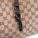 Gucci 001 4057 Beige Brown GG Jackie Shoulder Bag