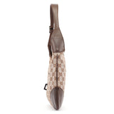 Gucci 001 4057 Beige Brown GG Jackie Shoulder Bag