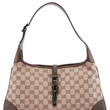 Gucci 001 4057 Beige Brown GG Jackie Shoulder Bag