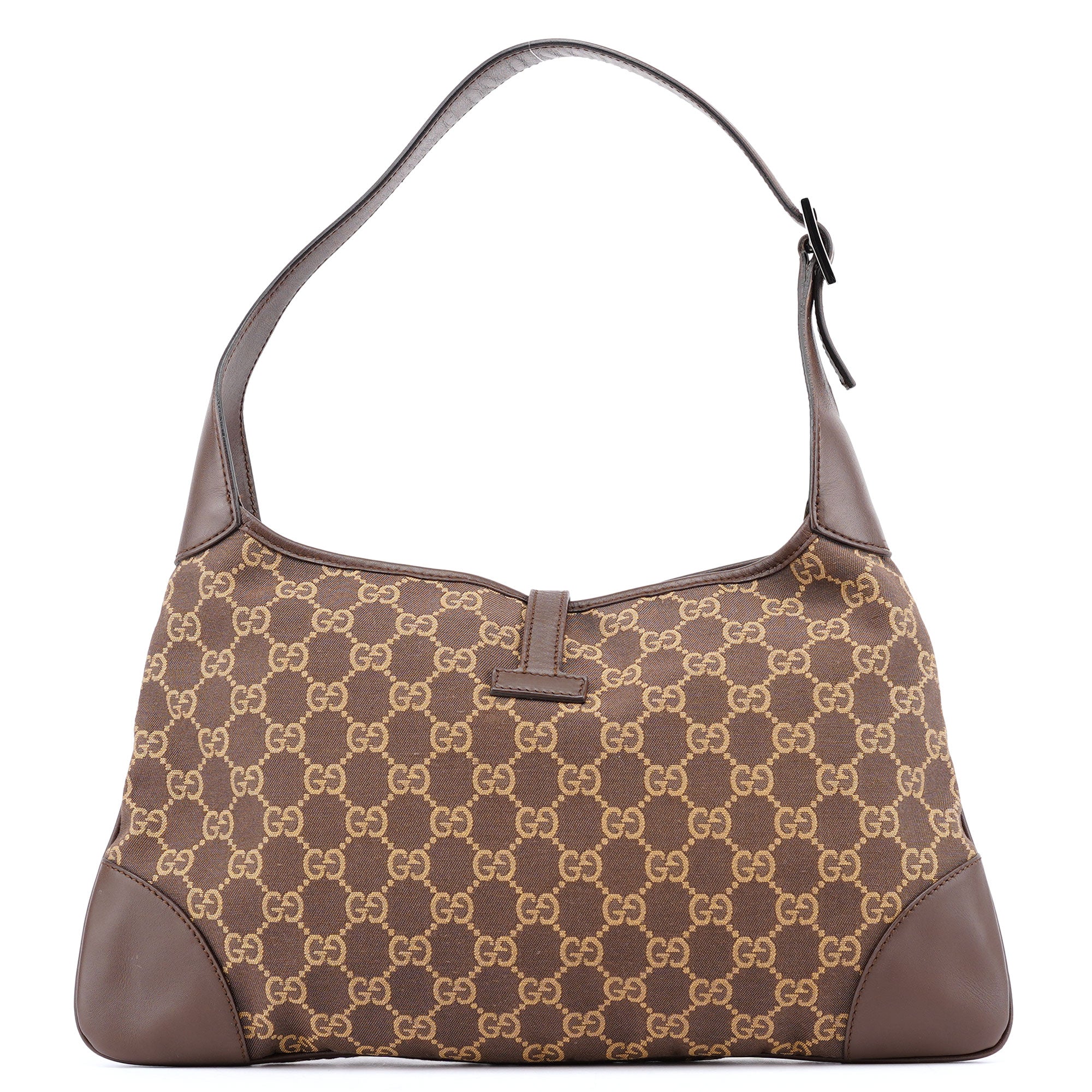 Gucci 001 4057 Brown GG Jackie Shoulder Bag