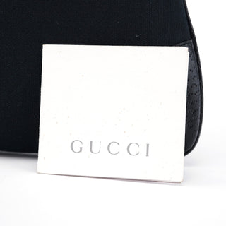 Gucci 001 4060 Black Jackie Bamboo Shoulder Bag