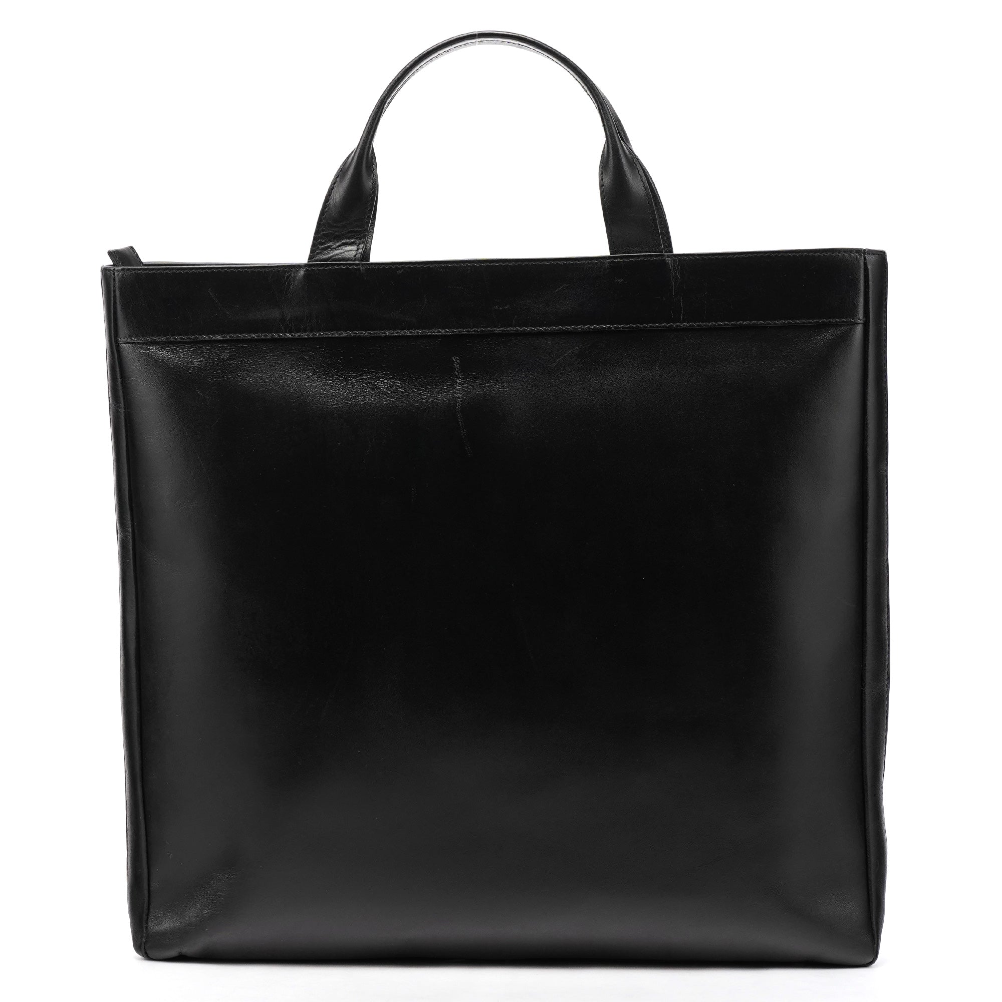 Gucci 001 4083 Black Leather Jackie Tote Bag