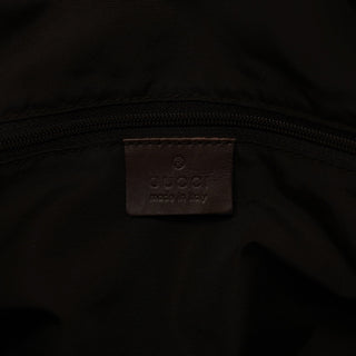 Gucci 001 4095 Beige GG Bamboo 2-Way Bag