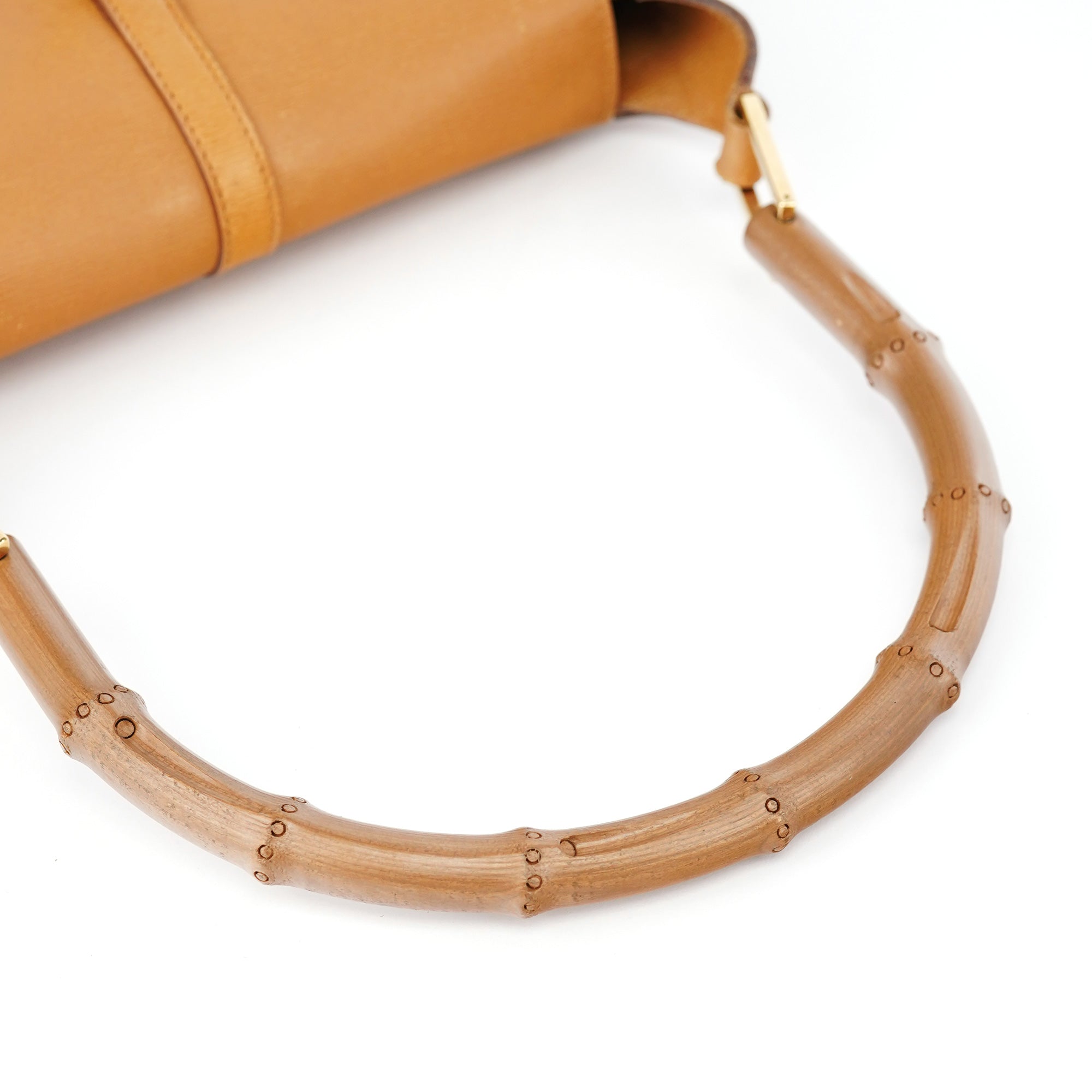 Gucci 001 4096 Tan Leather Jackie Bamboo Bag