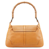 Gucci 001 4096 Tan Leather Jackie Bamboo Bag