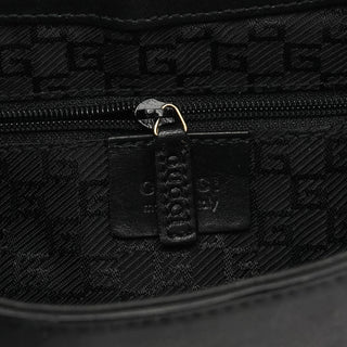 Gucci 001 4142 Anthracite Canvas Square G Shoulder Bag