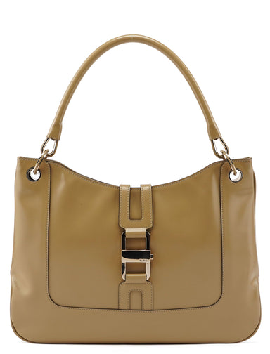 Gucci 001 4148 Beige Patent Leather Jackie Bag