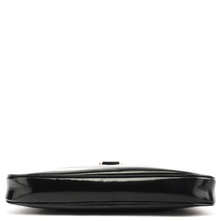 Gucci 001 4150 Black Patent Leather Jackie Shoulder Bag