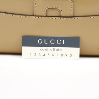 Gucci 001 4150 Yellow Patent Leather Jackie Shoulder Bag