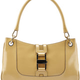 Gucci 001 4150 Yellow Patent Leather Jackie Shoulder Bag