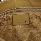 Gucci 001 4150 Yellow Patent Leather Jackie Shoulder Bag