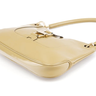 Gucci 001 4150 Yellow Patent Leather Jackie Shoulder Bag
