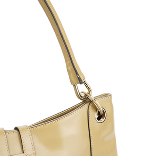 Gucci 001 4150 Yellow Patent Leather Jackie Shoulder Bag