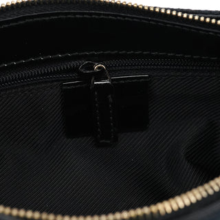 Gucci 001 4152 Black GG Patent Leather Shoulder Bag
