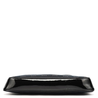 Gucci 001 4152 Black GG Patent Leather Shoulder Bag