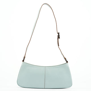 Gucci 001 4152 Light Blue Micro GG Leather Shoulder Bag