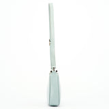 Gucci 001 4152 Light Blue Micro GG Leather Shoulder Bag