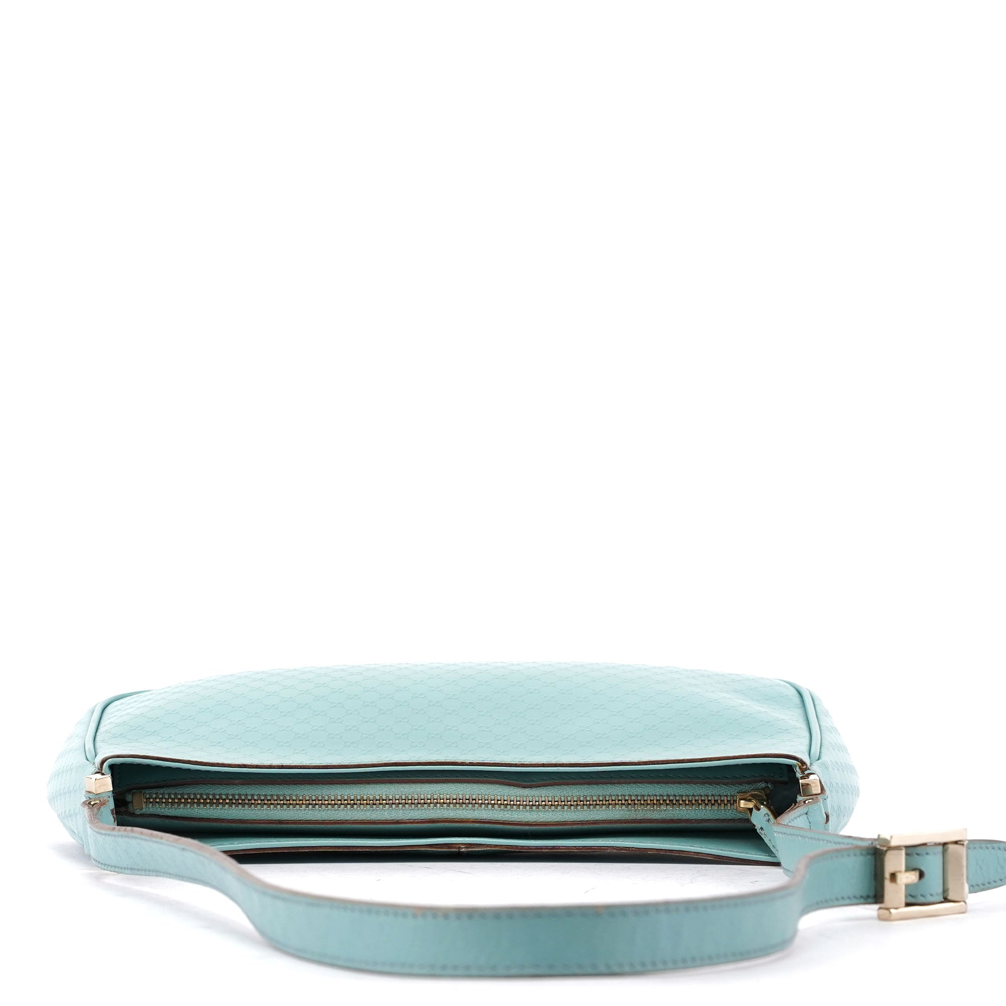 Gucci 001 4152 Light Blue Micro GG Shoulder Bag