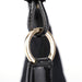 Gucci 001 4157 Black GG Patent Shoulder Bag