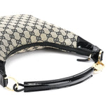 Gucci 001 4158 Beige Black GG Shoulder Bag