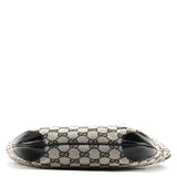 Gucci 001 4158 Beige Black GG Shoulder Bag