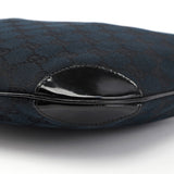 Gucci 001 4158 Black GG Patent Shoulder Bag