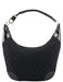 Gucci 001 4158 Black GG Patent Shoulder Bag