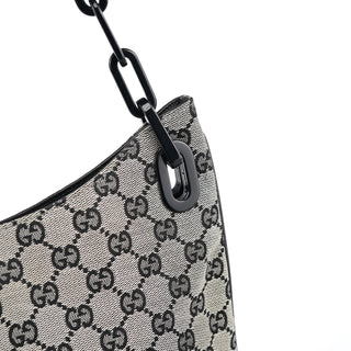 Gucci 001 4168 Beige GG Chain Shoulder Bag