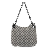 Gucci 001 4168 Beige GG Chain Shoulder Bag
