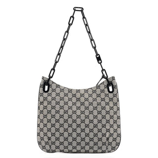 Gucci 001 4168 Beige GG Chain Shoulder Bag