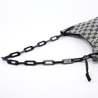 Gucci 001 4168 Beige GG Plastic Chain Shoulder Bag