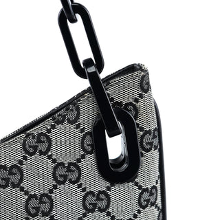 Gucci 001 4168 Beige GG Plastic Chain Shoulder Bag