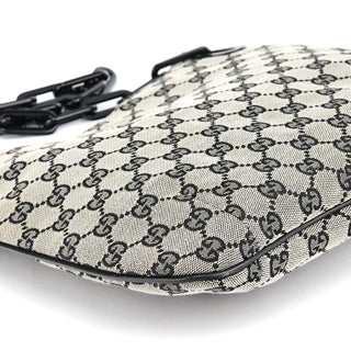 Gucci 001 4168 Grey GG Plastic Chain Shoulder Bag