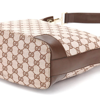 Gucci 001 4204 Beige Brown GG Shoulder Bag