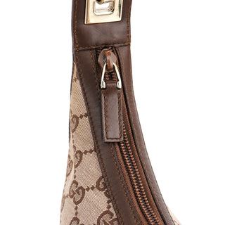 Gucci 001 4204 Beige Brown GG Shoulder Bag
