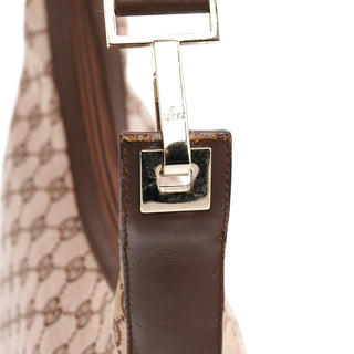 Gucci 001 4204 Beige Brown GG Shoulder Bag