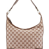 Gucci 001 4204 Beige Brown GG Shoulder Bag