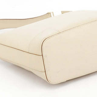 Gucci 001 4204 Beige Leather Hobo Shoulder Bag
