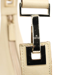 Gucci 001 4204 Beige Leather Hobo Shoulder Bag