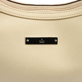 Gucci 001 4204 Beige Leather Hobo Shoulder Bag