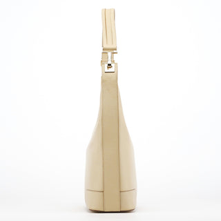 Gucci 001 4204 Beige Leather Hobo Shoulder Bag